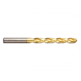 10.20mm HSCo TiN Worm Pattern Jobber Drill DIN338 (Pack of 1)