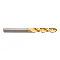 10.20mm HSCo TiN Worm Pattern Stub Drill DIN1897 (Pack of 1)