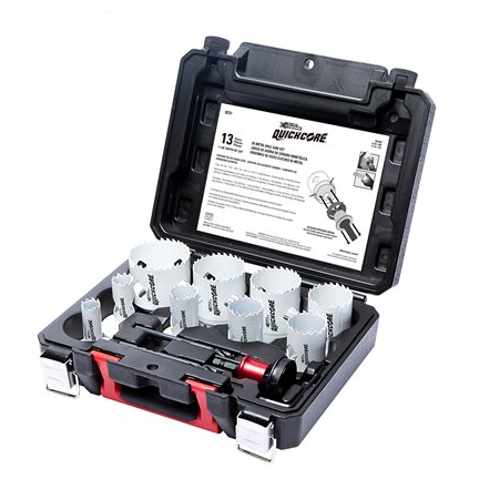 13 Piece Electricians Quickcore Hole Saw Set
