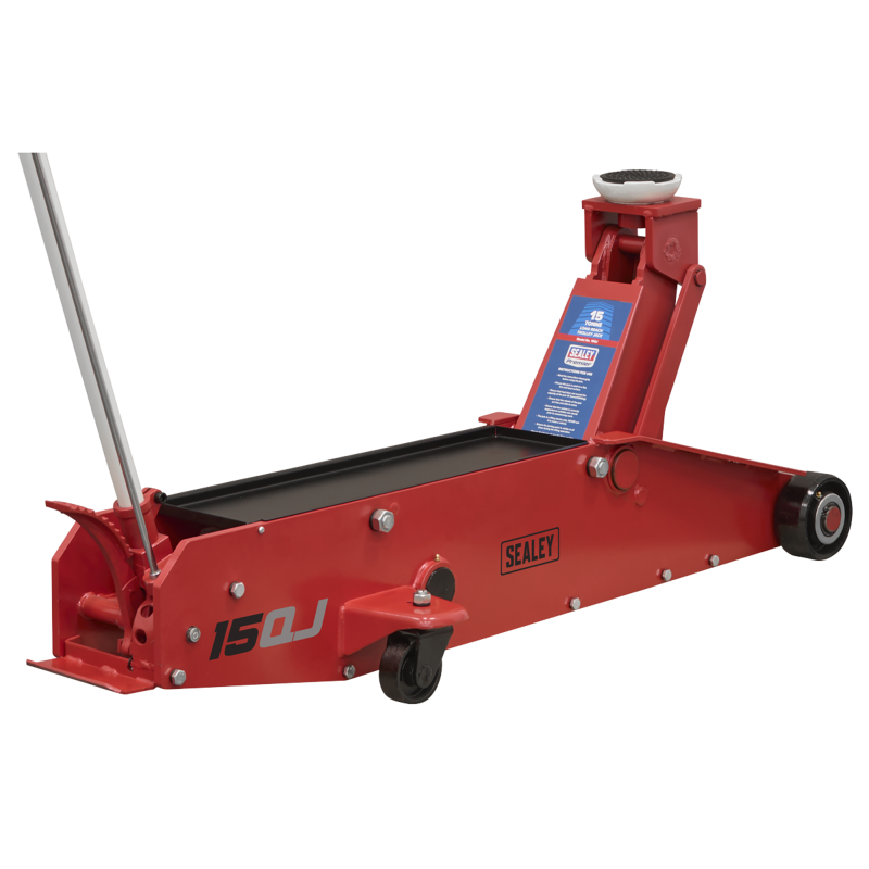 Sealey 15QJ Premier Long Reach Trolley Jack 15 Tonne