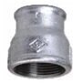 1 x 1/2inch BSPP Reducing Female Socket Galvanised Malleable Iron Fitting Beaded DIN, Fig 240