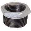 1inch BSPT x 3/8inch BSPP Reducing Bush Beaded DIN Galvanised Malleable Iron Fitting, Fig 241