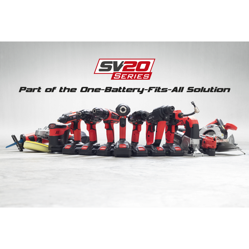 Sealey CP40VBVKIT Cordless Backpack Vacuum Kit SV20 Series 40V