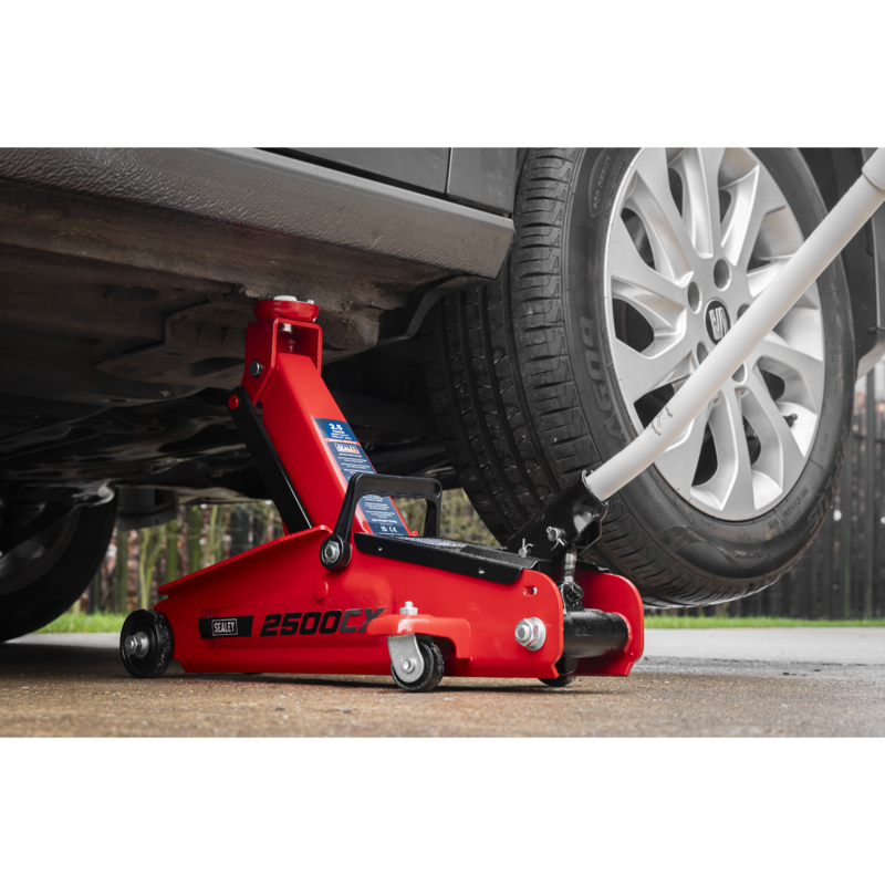 Sealey 2500CX Heavy-Duty Trolley Jack 2.5 Tonne