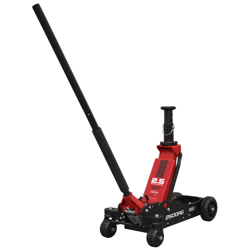 Sealey 2500RG Big Wheel Hybrid Trolley Jack for Off-Road Vehicles, SUVs, Vans  4x4s with Super Rocket Lift 2.5 Tonne