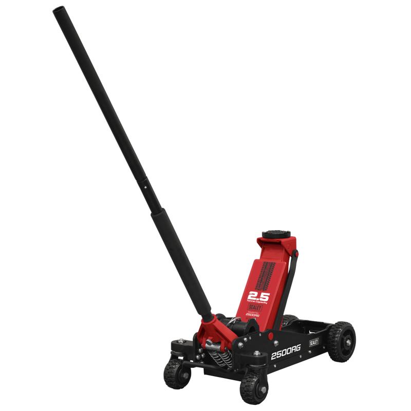 Sealey 2500RG Big Wheel Hybrid Trolley Jack for Off-Road Vehicles, SUVs, Vans  4x4s with Super Rocket Lift 2.5 Tonne
