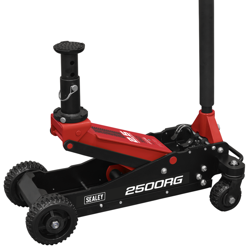Sealey 2500RG Big Wheel Hybrid Trolley Jack for Off-Road Vehicles, SUVs, Vans  4x4s with Super Rocket Lift 2.5 Tonne