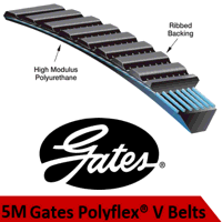 5M462 Polyflex PU V Belt