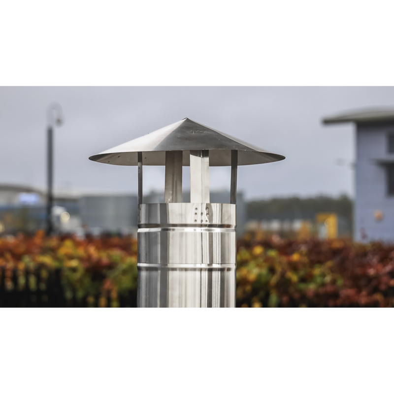 Sealey ABI1700AK4 Stainless Steel Exhaust/Flue Rain Cap for ABI1700 150mm