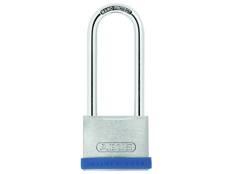 ABUS Mechanical 40mm Silver Rock 5 Padlock Long Shackle 63mm