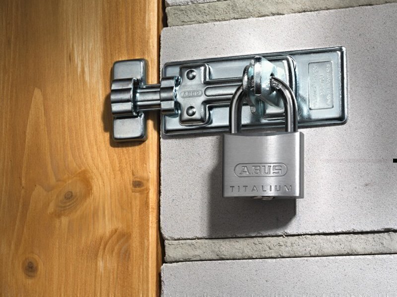 ABUS Mechanical 54TI/40mm TITALIUM Padlock Twin Pack Carded