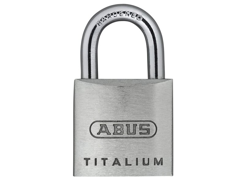 ABUS Mechanical 64TI/20mm TITALIUM Padlock Keyed Alike KA6205