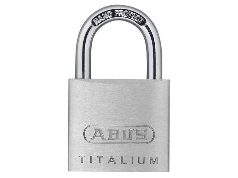 ABUS Mechanical 64TI/30mm TITALIUM Padlock Keyed Alike KA6311