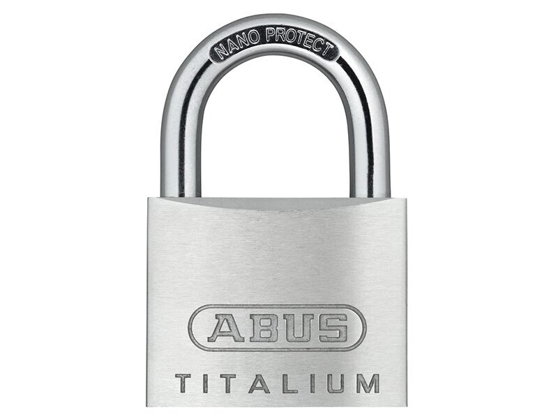 ABUS Mechanical 64TI/45mm TITALIUM Padlock Carded