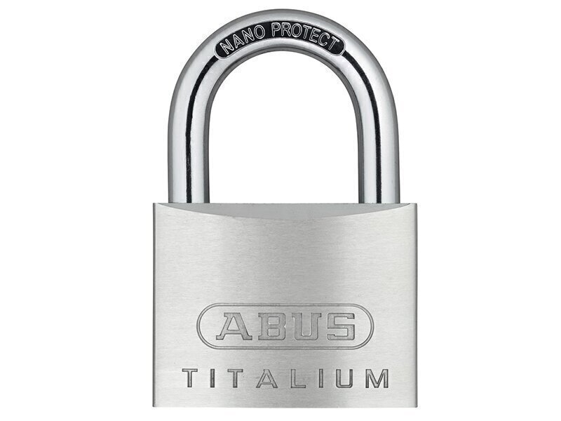ABUS Mechanical 64TI/60mm TITALIUM Padlock Keyed Alike KA6607