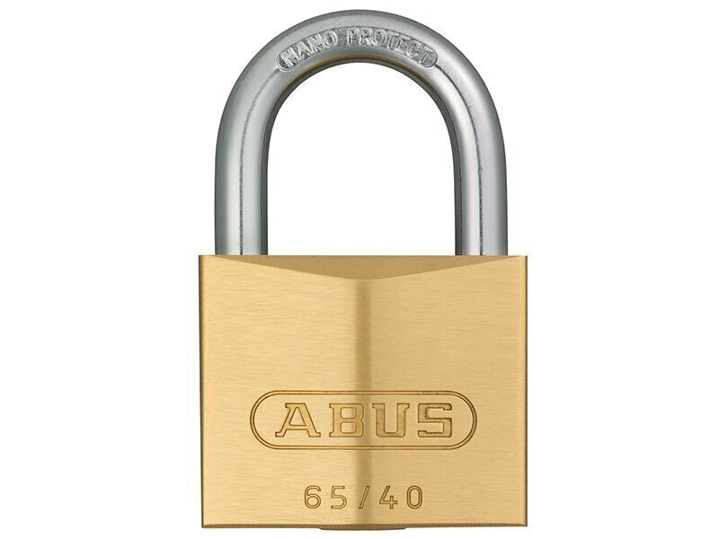 ABUS Mechanical 65/40mm Brass Padlock Keyed Alike 406