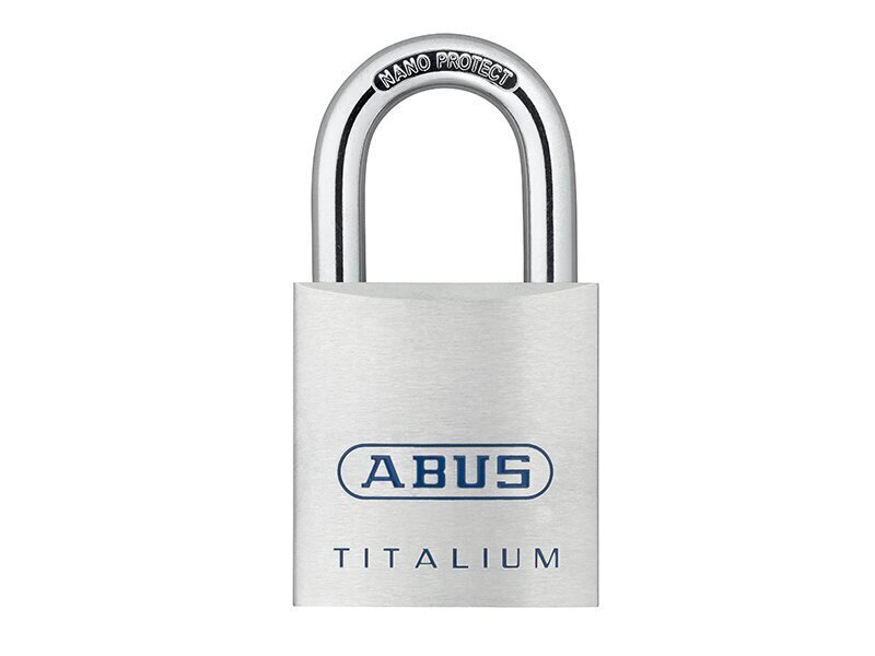 ABUS Mechanical 80TI/40mm TITALIUM Padlock Keyed Alike KA8012