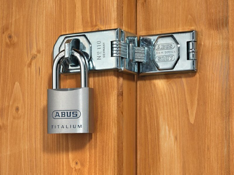 ABUS Mechanical 80TI/40mm TITALIUM Padlock Keyed Alike KA8012