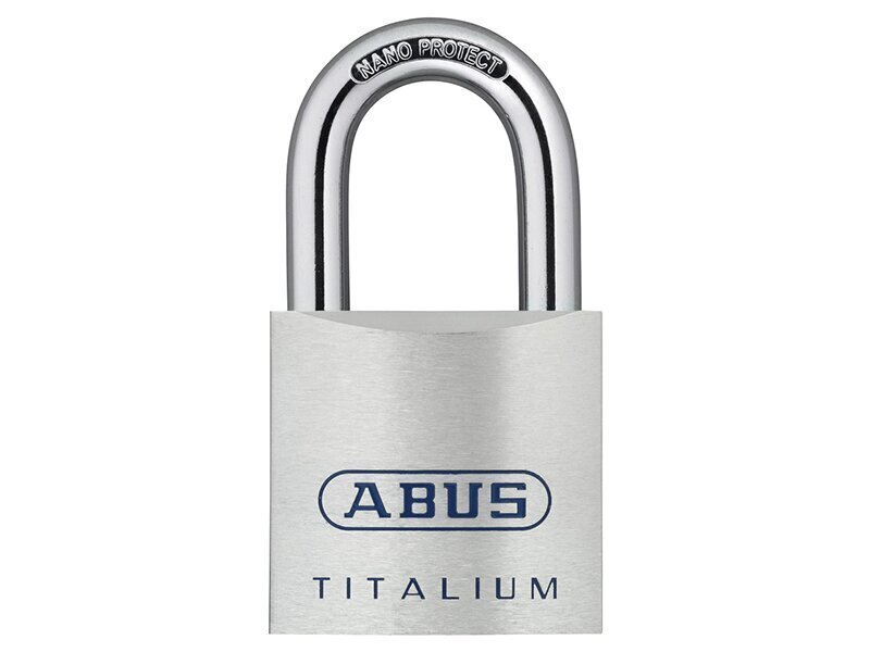 ABUS Mechanical 80TI/50mm TITALIUM Padlock Keyed Alike KA8011