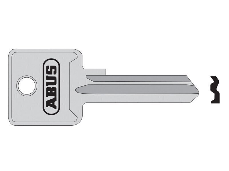 ABUS Mechanical 85/50 50mm 60 Left Hand Key Blank