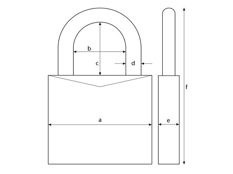 ABUS Mechanical 90RK/50mm TITALIUM Padlock Closed Shackle Keyed Alike 2745