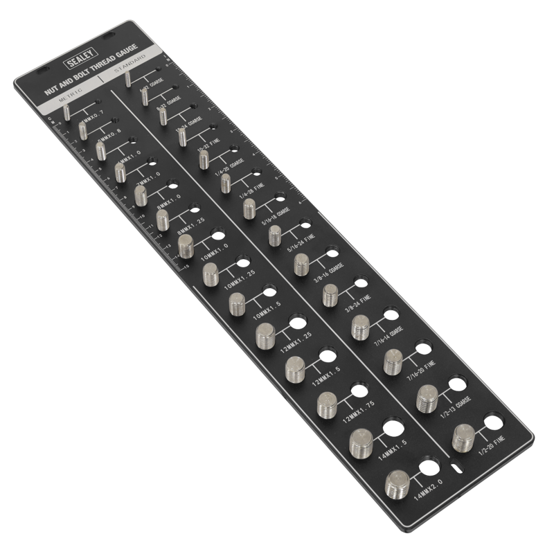 Sealey AK28 Metric/Imperial Nut  Bolt Thread Checker