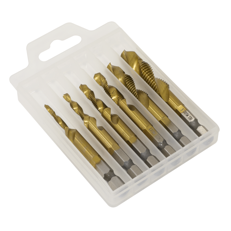 Sealey AK3025 Combination Drill  Tap Bit Set 6pc
