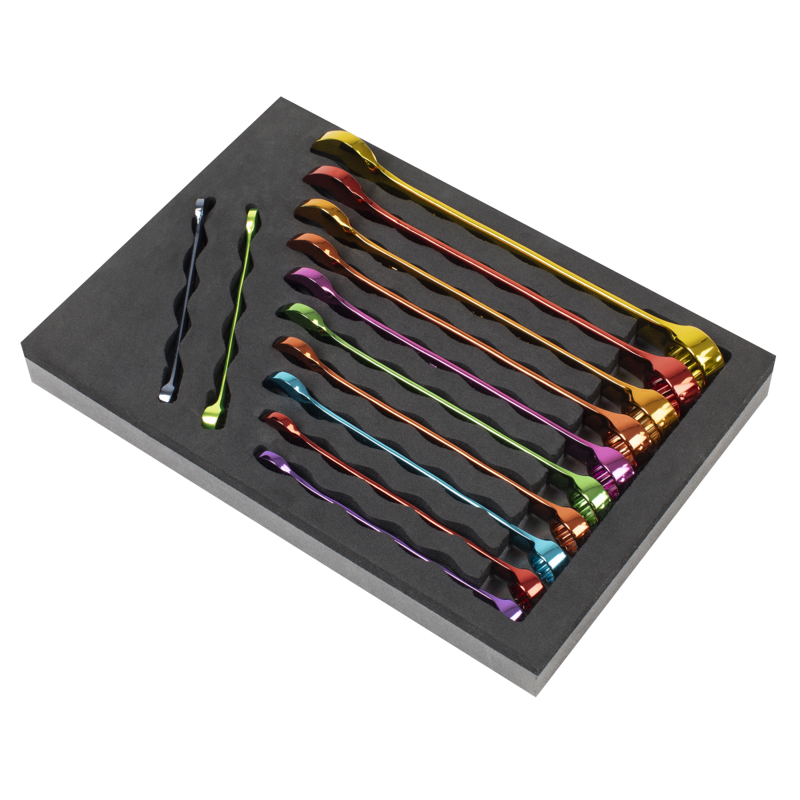 Sealey AK63267 Premier Multi-Coloured Combination Spanner Set 12pc