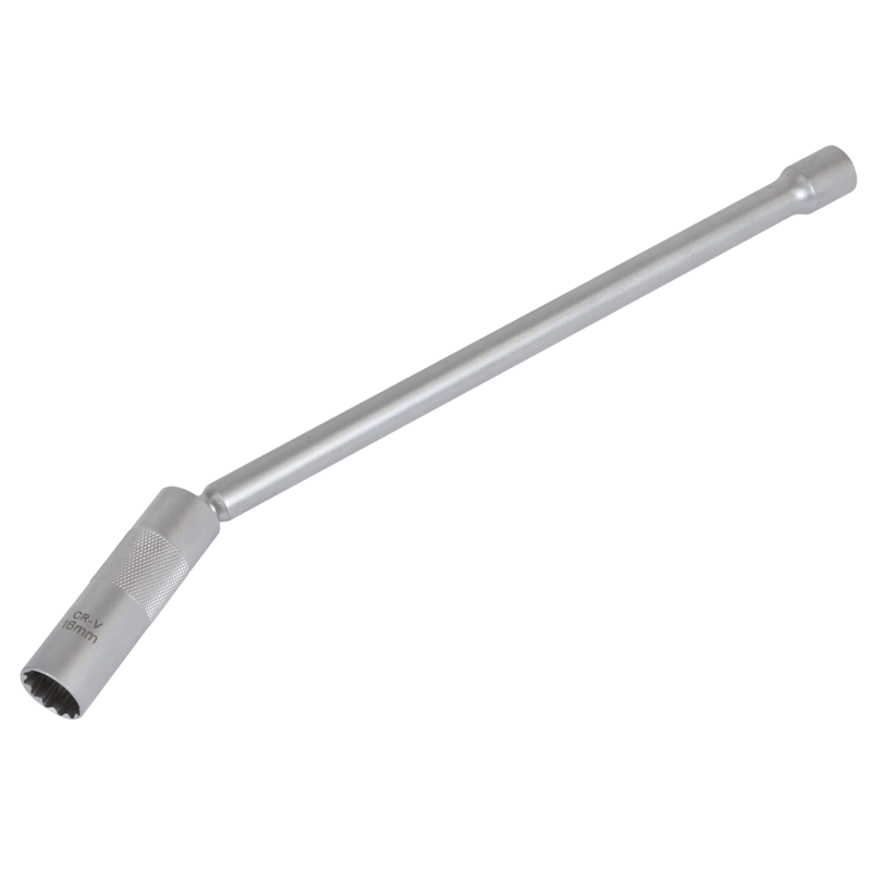 Sealey AK6576 Spark Plug Socket with Universal Joint  Extension 3/8Sq Drive 12-Point 16mm