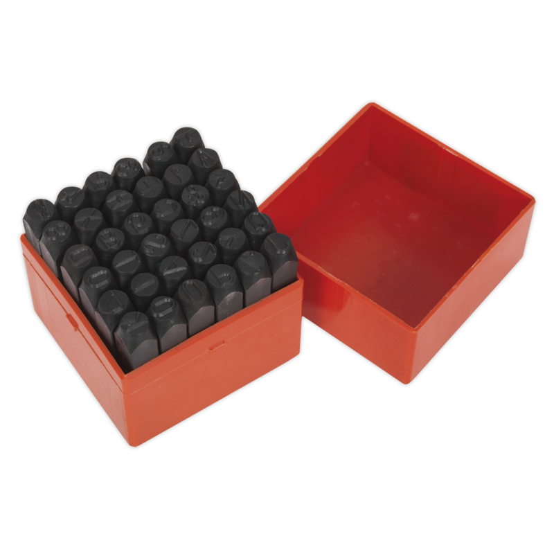 Sealey AK8298 Letter  Number Punch Set 36pc 10mm