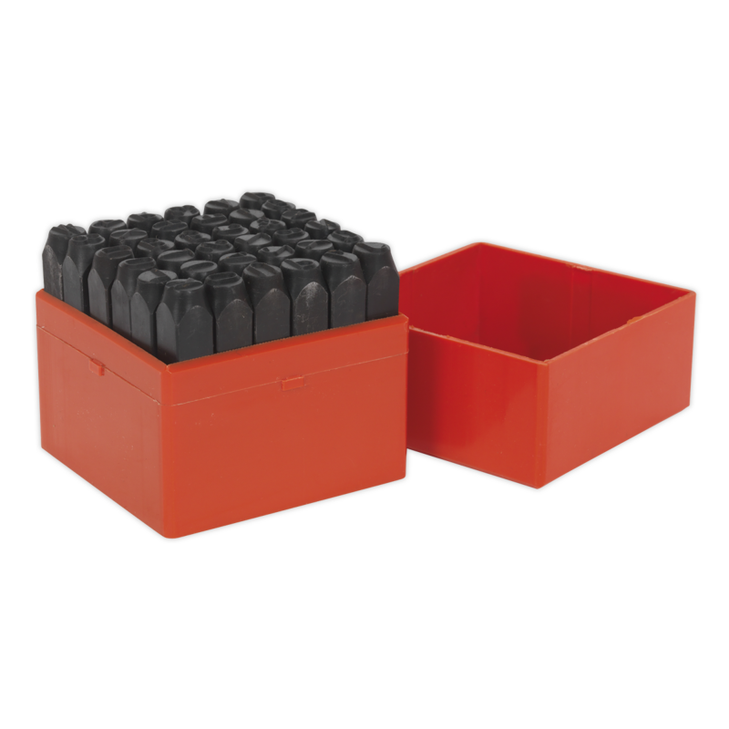 Sealey AK8298 Letter  Number Punch Set 36pc 10mm