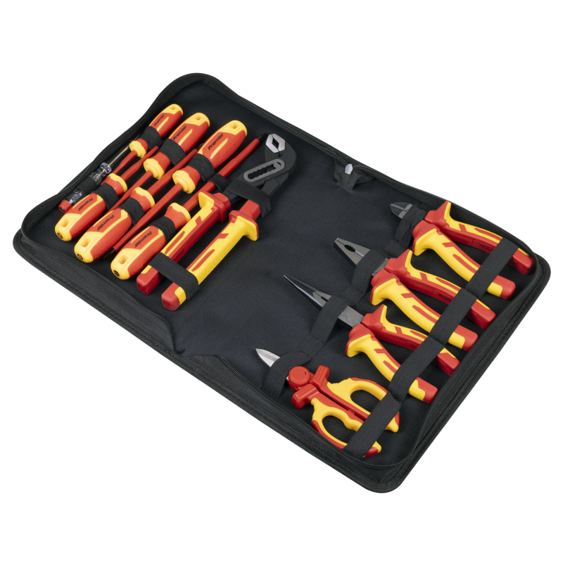 Sealey AK83463 Screwdriver, Pliers  Scissor Set 12pc - VDE Approved