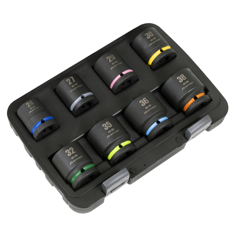 Sealey AK8890M Premier Impact Socket Set 3/4Sq Drive 8pc