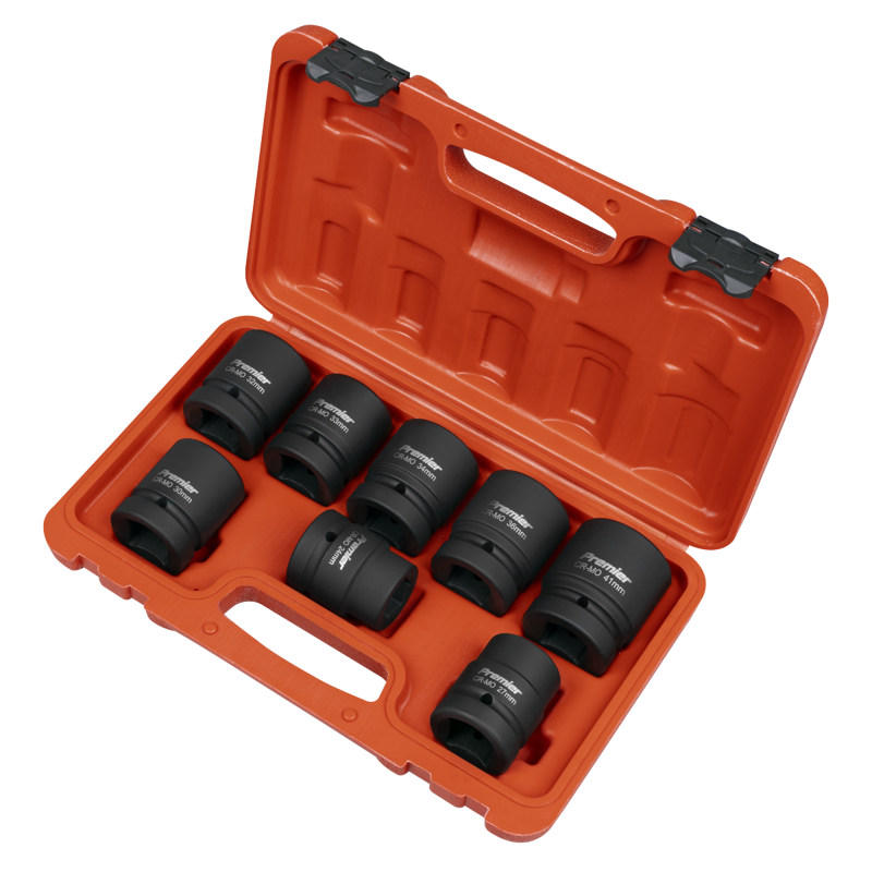 Sealey AK889M Premier Impact Socket Set 1Sq Drive 8pc
