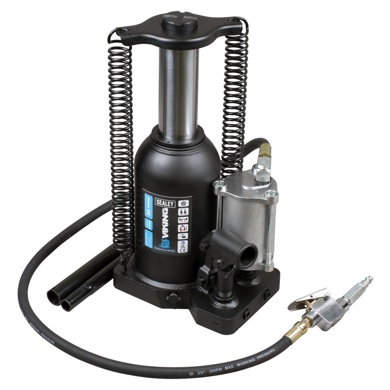 Sealey AM20S Viking Manual/Air Hydraulic Bottle Jack 20 Tonne