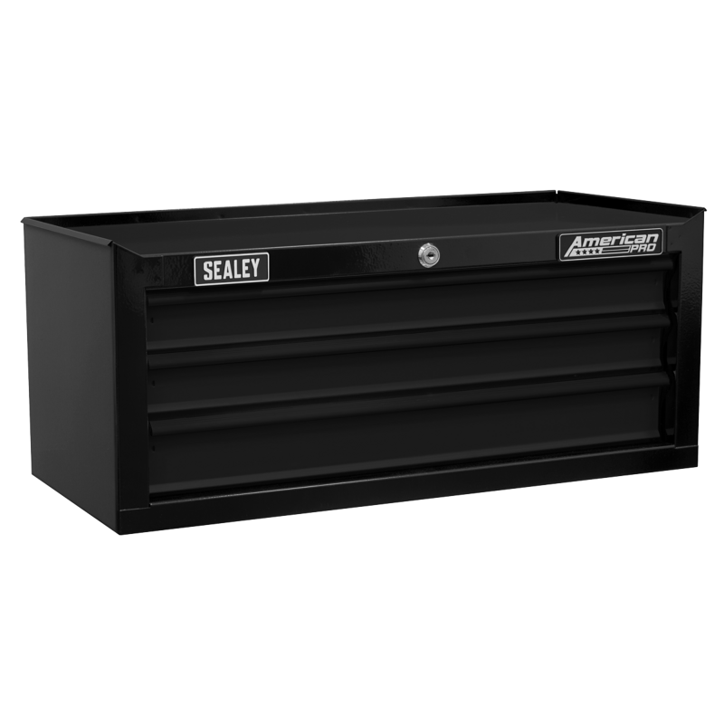 Sealey AP22309BK American PRO Mid-Box Tool Chest 3 Drawer - Black
