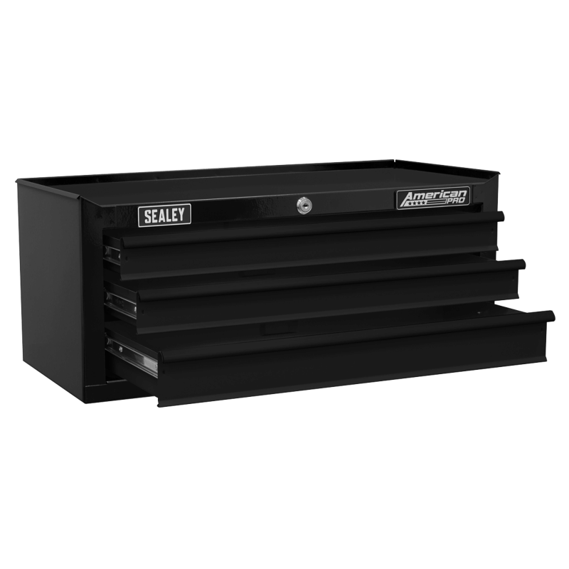 Sealey AP22309BK American PRO Mid-Box Tool Chest 3 Drawer - Black