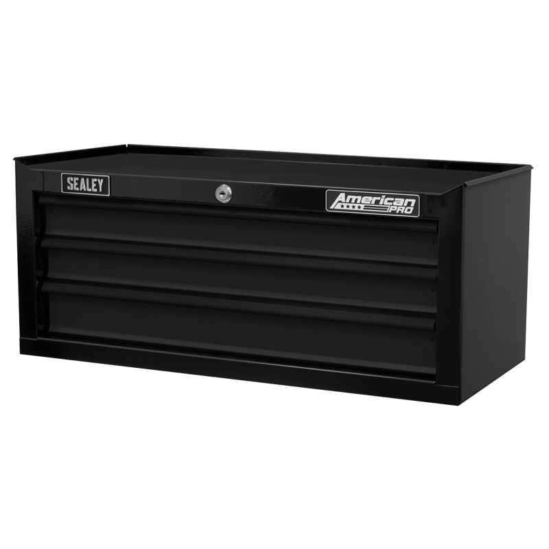 Sealey AP22309BK American PRO Mid-Box Tool Chest 3 Drawer - Black