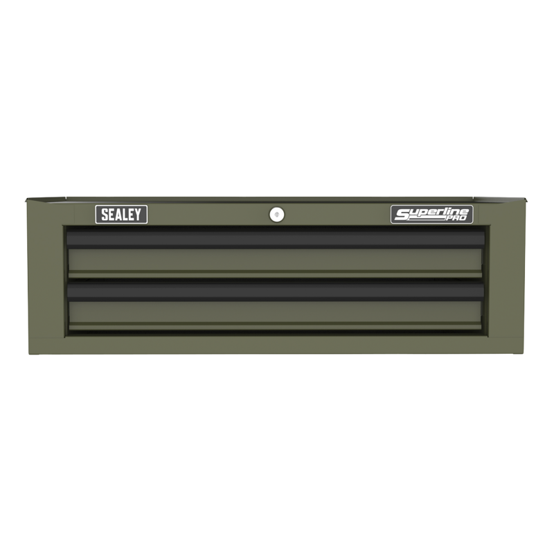 Sealey AP26029TK Superline PRO Mid-Box Tool Chest 2 Drawer - Khaki
