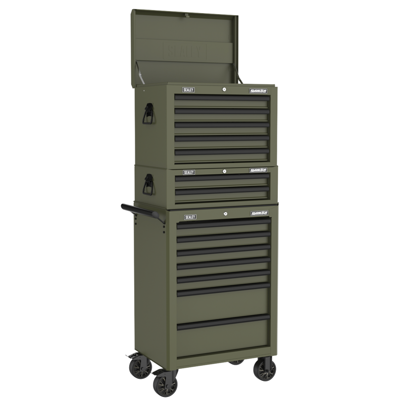 Sealey AP26479TK Superline PRO Heavy-Duty Rollcab 7 Drawer - Khaki