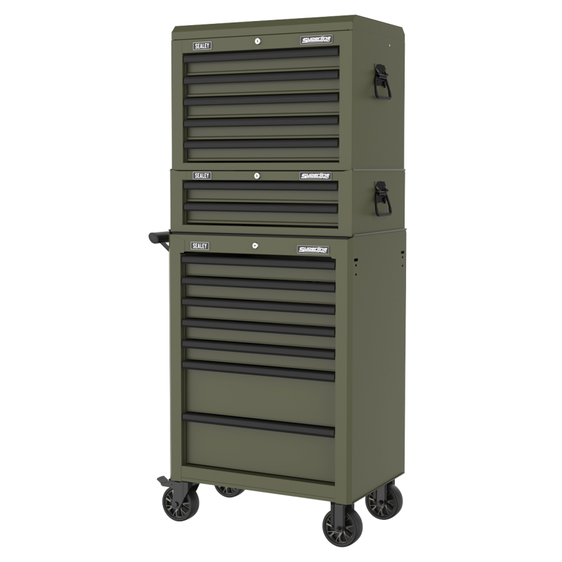 Sealey AP26029TK Superline PRO Mid-Box Tool Chest 2 Drawer - Khaki