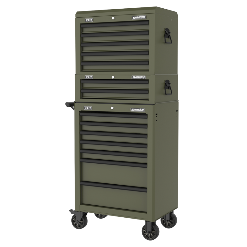 Sealey AP26479TK Superline PRO Heavy-Duty Rollcab 7 Drawer - Khaki
