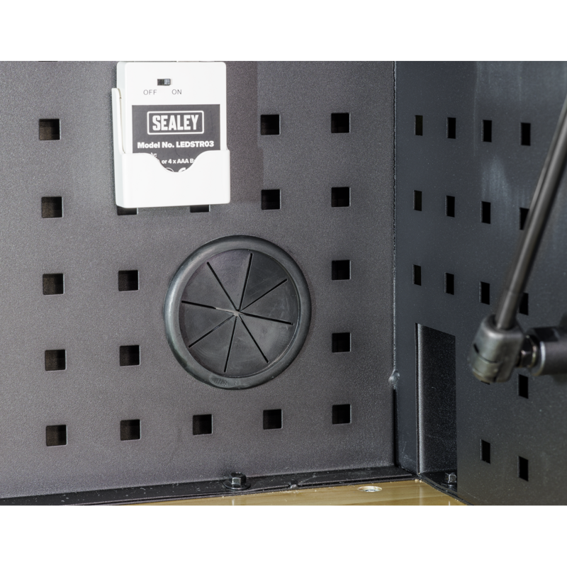 Sealey AP6203BE Superline PRO Black Edition Top Hutch  2 Drawer Riser 1549mm