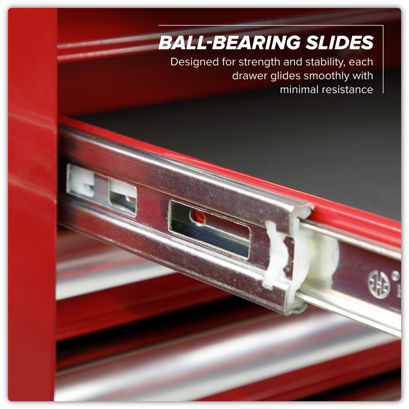 Sealey AP66COMBO2 Topchest  Rollcab Combination 23 Drawer with Ball-Bearing Slides - Red
