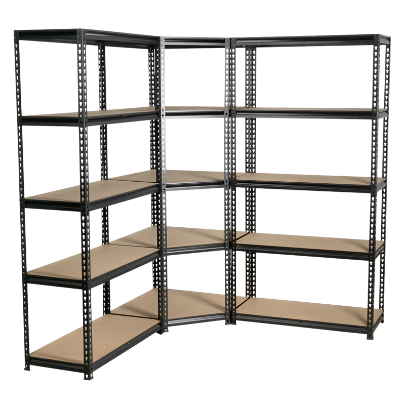 Sealey AP7150COMBO1 Corner Racking Unit with 5 Shelves - Set of 3