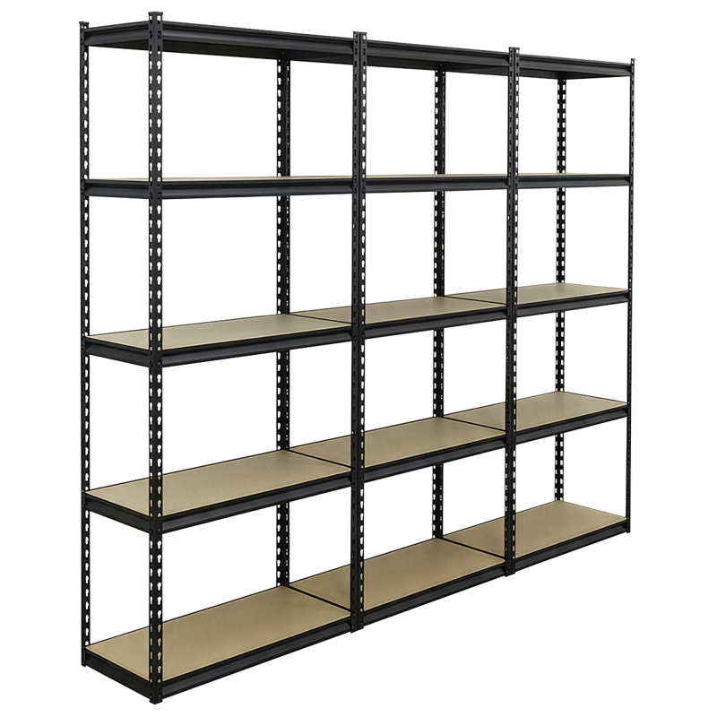 Sealey AP900RCOMBO1 Racking Unit with 5 Shelves 340kg Capacity Per Level - Set of 3
