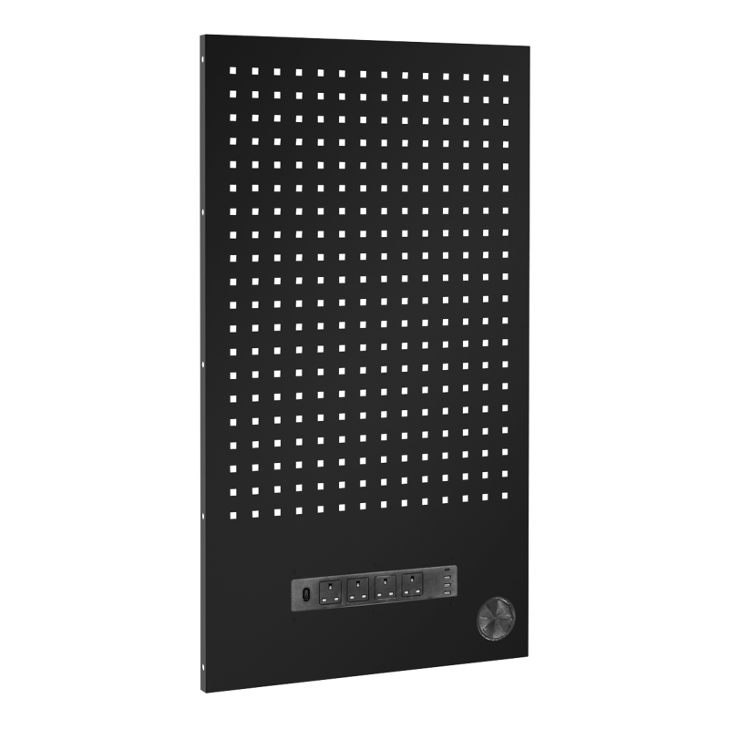 Sealey APMS3BEBP Superline PRO Black Edition Modular Back Panel with Power Bar 600mm