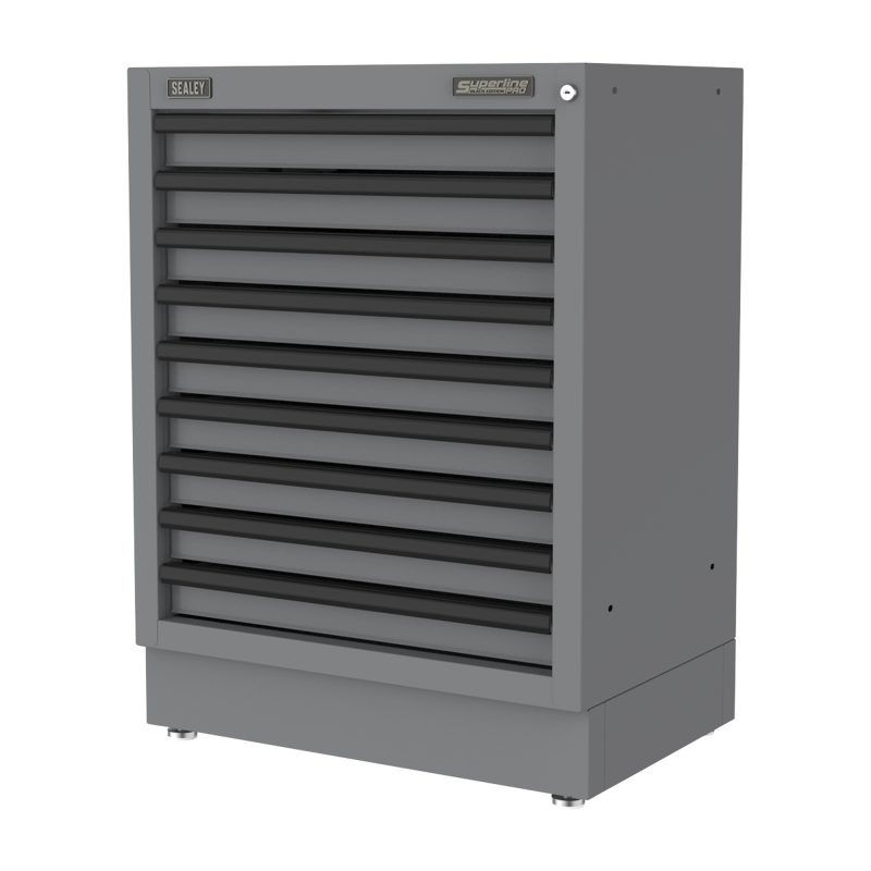Sealey APMS40BE Superline PRO Black Edition Modular Cabinet 9 Drawer 680mm