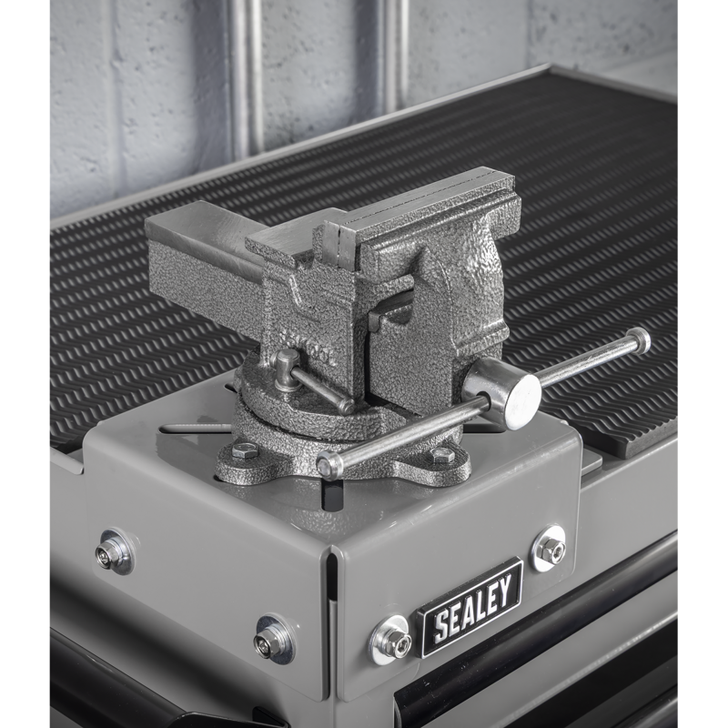 Sealey APMWS2COMBO Superline PRO Rollcab 6 Drawer with SG Swivel Base 100mm Vice