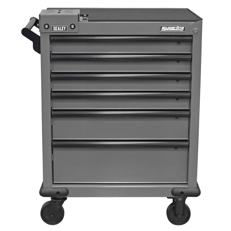Sealey APMWS2 Superline PRO Rollcab 6 Drawer with Vice Base - Grey/Black